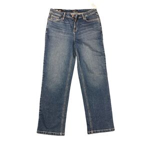 Dark Wash - French Connection Essentials Women's High Rise Classic Straight Jean